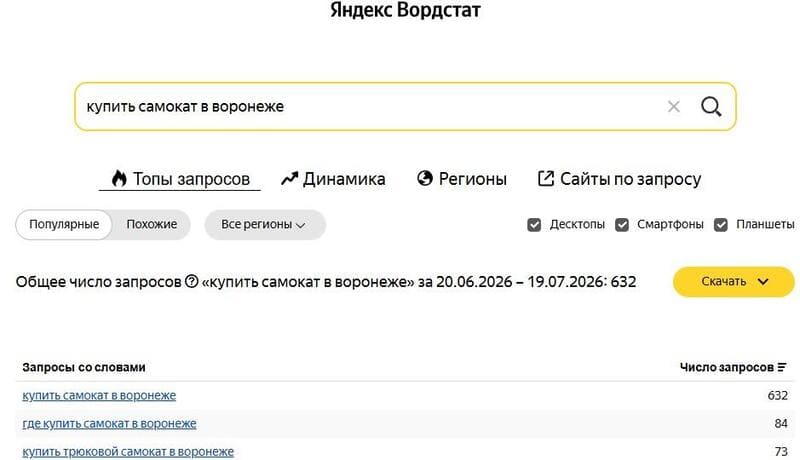 Поисковое продвижение