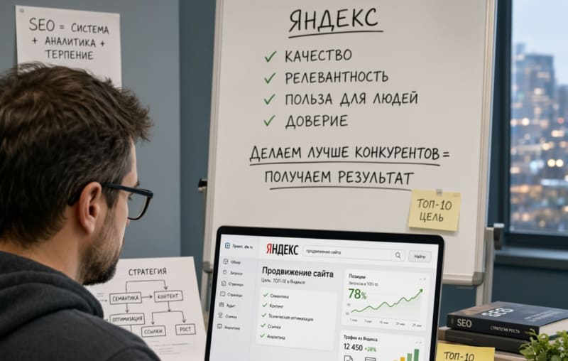 Как продвигать свой сайт в Яндексе